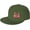 Moss Green, variant on Cat Mom Flat Bill Hats Teens Cool Snapback Baseball Cap Unisex