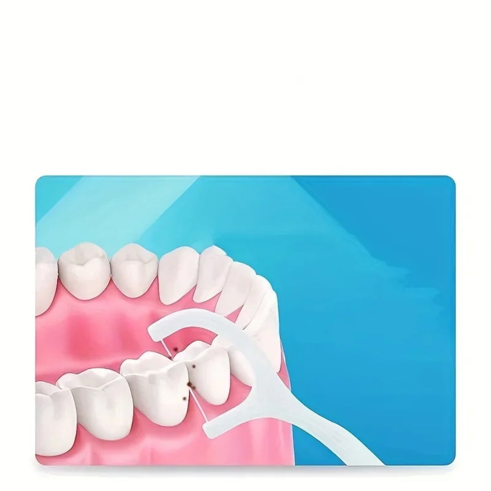 150 pieces of dental floss, deep cleaning dental floss, suitable for oral care, portable disposable dental floss stick, essential
