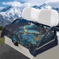 thumbnail image 2 of Aplkyhs Blue Butterfly Golf Cart Seat Cover Travel Sports Golf Cart Covers Suitable for All Seasons Breathable Protect Your Golf Car Seat Easy to Clean, 2 of 7