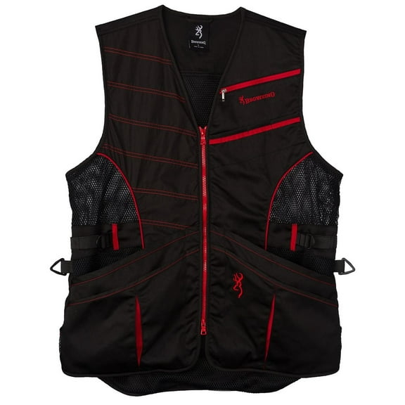 BROWNING ACE SHOOTING VEST-BLACK/RED