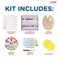 thumbnail image 2 of J MARK Painting Kit for Adults - 38 Piece Paint and Canvas Set 24 Acrylic Paints and Accessories, 2 of 9