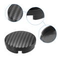 thumbnail image 3 of Unique Bargains 4 Pcs 58mm 4 Clips Vehicle Wheel Rim Hub Center Caps Cover with Black Carbon Fiber Pattern Sticker Black, 3 of 6