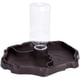 thumbnail image 1 of Furpaw Dispensador de agua para reptiles, 2 en 1, dispensador de alimentos a prueba de derrames, cuenco de plástico para tortuga Gecko -Café negro ER, 1 of 5