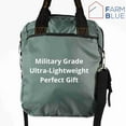 thumbnail image 3 of Farm Blue Pilots Flight Gear Bag #3  Parachute Style Helmet Crossbody Sling Gear Bag- NEW F-15 Grey, 3 of 6