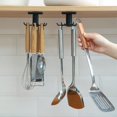 thumbnail image 2 of Kitchen Rotary Hook Wall Mounted Kitchenware Storage Rack Bath Ball Spoon Hanger, 2 of 9