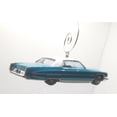thumbnail image 2 of Christmas Ornament for 1973 Cadillac Sedan Deville Lowrider Blue White, 2 of 3