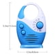 thumbnail image 2 of Radio portátil AM/FM para ducha, Radio de baño para el hogar, Mini Radio impermeable, 1 ud., 2 of 5