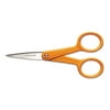 "Home And Office Scissors , 5"" Length, Orange Handle, Stainless Steel, Sold as 1 Each"