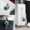 thumbnail image 6 of Sea Lion 2pcs PU Leather Round Bag Tags with Privacy Cover and Name ID Tag - Suitcase Tags for Travel Luggage, Handbags, Backpacks, School Bags, 6 of 6
