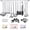 1.37 piece silver set, variant on Rainbow Cooking Utensils Set, Stainless Steel 37 count Kitchen Utensils Set with Titanium Colorful , Kitchen Tool Gadgets Set with Utensil Rack Heat Resistant Dishwasher Safe