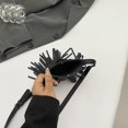 thumbnail image 4 of Monedero para teléfono celular, bolso cruzado de cuero PU, bolso Hobo de color sólido para mujeres y niñas, 4 of 5