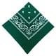 thumbnail image 1 of Soidarity Pañuelo de anacardo de poliéster Unisex, bufanda cuadrada, diadema con estampado de Cachemira, muñequeras, pañuelo para la cabeza, Ciclismo Verde oscuro, 1 of 6