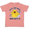 thumbnail image 3 of Inktastic Life's Ducky 3rd Birthday Boys or Girls Toddler T-Shirt, 3 of 5