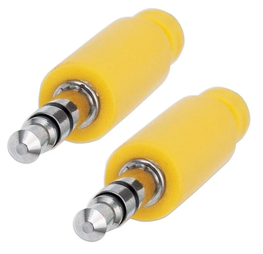 6Ft 3.5Mm Stereo Trs Male To Male Braided Audio Cable, Teal/Yellow, 352796