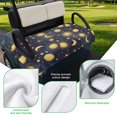 thumbnail image 5 of Golf Cart Seat Covers for 2 Seater,Blue Star Sky Microfiber Cart Seat Towel Blanket,Retro Fantasy Farmhouse Gold Moon Sun Absorbent Breathable Non Slip Bench Seats Protector for Golf Course 51"x31", 5 of 9
