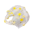 thumbnail image 3 of Bolso de mano con bordado de flores y asas, ideal para ir de compras, picnic o vacaciones. Amarillo, 3 of 9