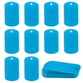 thumbnail image 1 of Uxcell Paquete de 20 Etiquetas en Blanco para Perros, 2" x 1.18" x 0.04" Etiquetas de Estampado de Metal, Etiquetas de Aluminio para Grabado/Manualidades [Azul Lago], 1 of 1