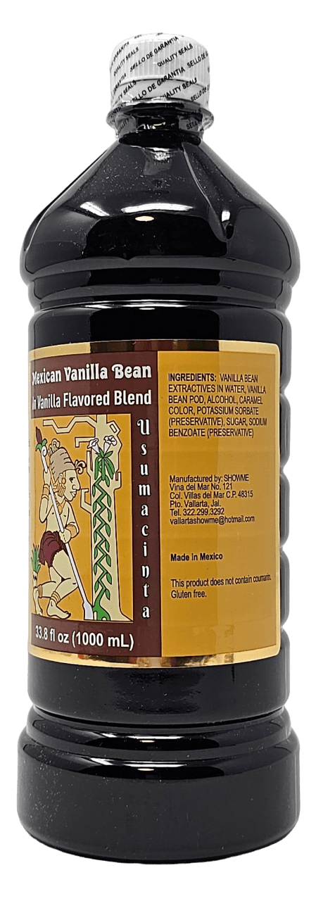 Usumacinta Amber Mexican Vanilla 33.8oz - Made in Mexico