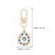 thumbnail image 3 of 2 unids malvado ojo llaveros azul ojo llaveros instrumento bolsa colgantes llaveros decorativos anillos, 3 of 5