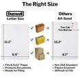 Dunwell Clear Plastic File Folder Sleeves, 12 Pack, 8.5x11 Letter Size
