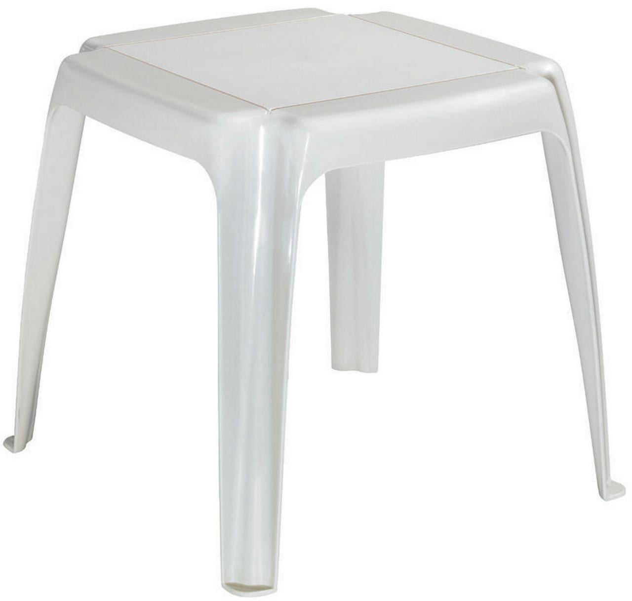 Stacking Side Table White Com, Outdoor Plastic Side Tables
