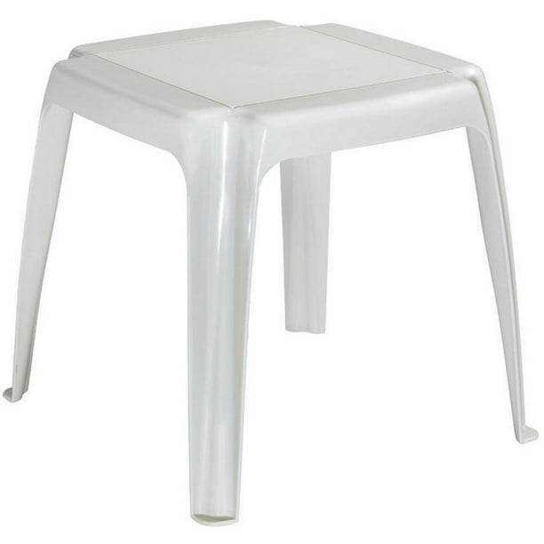 Stacking Side Table White Walmart Com Walmart Com