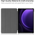 thumbnail image 2 of KOMI Case for Samsung Galaxy Tab S9/ S9 FE 5G with Tempered Glass Screen Protector, Tri-Fold Stand, Multi-Angle Viewing, Smart Cover Auto Wake/Sleep Case for Galaxy Tab S9 FE 10.9"/ S9 11", 2 of 5