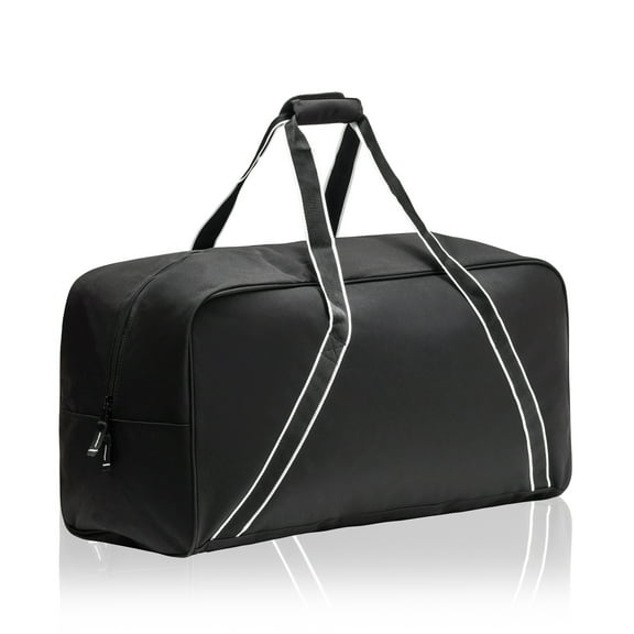 Travelway Black Hockey Sports Equipment Bag with Grip Handle