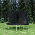 thumbnail image 6 of 12FT Trampoline (Double-side color pad) ,  Trampoline for Kids and Adults with Enclosure Net and Ladder,Curved fence pole, 6 of 10