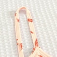 thumbnail image 4 of mgoYE Swimsuit for Girls 8-10 Girls Swimsuit Bikini Set 2 Piece Bathing Suit Ruffled Contrast Trim Adjustable Straps Girls Swimwear(Red,8-9 Years), 4 of 7