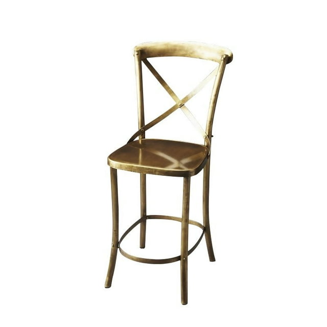Beaumont Lane Tabouret de Comptoir 24 Pouces en Or