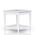 thumbnail image 5 of White Storage End Table with Drawer, Small Nightstand for Bedroom, Sofa Side Table with Shelf, Living Room Accent Table, 5 of 7