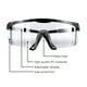 thumbnail image 3 of Gafas de seguridad HANCHS ajustables de visión amplia, paquete de 5, negras, 3 of 9