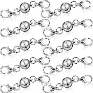 925 Sterling Silver Magnetic Necklace Clasps and Closures Magnetic Jewelry  Clasp