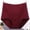 black, red, gray, blue, variant on High Waisted Plus Size Underwear for Women, High Elastic Breathable Womens Briefs, Soft Comfort Full Coverage Stretchy Panties, 1-Pack