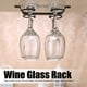 thumbnail image 2 of Organizador de copas de vino, colgador de copas de vino, restaurante duradero para cocina, barra de hogar LHCER 1, 2 of 9