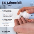thumbnail image 4 of Espuma para el crecimiento del cabello Growplex Vitafoam 5% Minoxidil para hombres y mujeres, 4 of 7