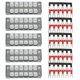 thumbnail image 1 of unbranded 1Jgo Kit De Terminales Eléctricos Negros Con Tornillo Para Auto Organizador De Cableado Duradero, 1 of 6