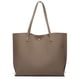 thumbnail image 5 of Dreubea Bolso de hombro de piel sintética suave para mujer, bolso de mano con borlas de gran capacidad, 5 of 5