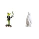 thumbnail image 1 of Colección De Estatuas De Animales, Figura Decorativa Creativa De Rana Y Pingüino Para Mesa, Chimenea, Estante, Regalo De Oficina, Decoración, 1 of 8
