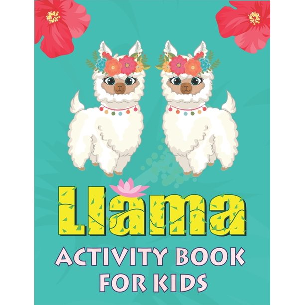Llama Activity Book for Kids : Fun with Learn, A Fantastic ...