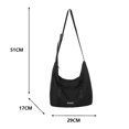 thumbnail image 1 of Bolsa cruzado Harajuku de gran capacidad Unisex bandolera de hombro de Ehuebsd Color sólido resistente al agua para viajes de calle escuela y oficina, 1 of 3