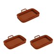 thumbnail image 3 of Bewildely Bandeja para freidora, para hornear, suministros para hornear, resistente al calor, tamaño compacto, lavable, accesorio de Type1 NO1, 3 of 6