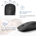 thumbnail image 4 of Set de teclado y ratón JOYACCESS 2.4G inalámbrico negro gris, 4 of 7