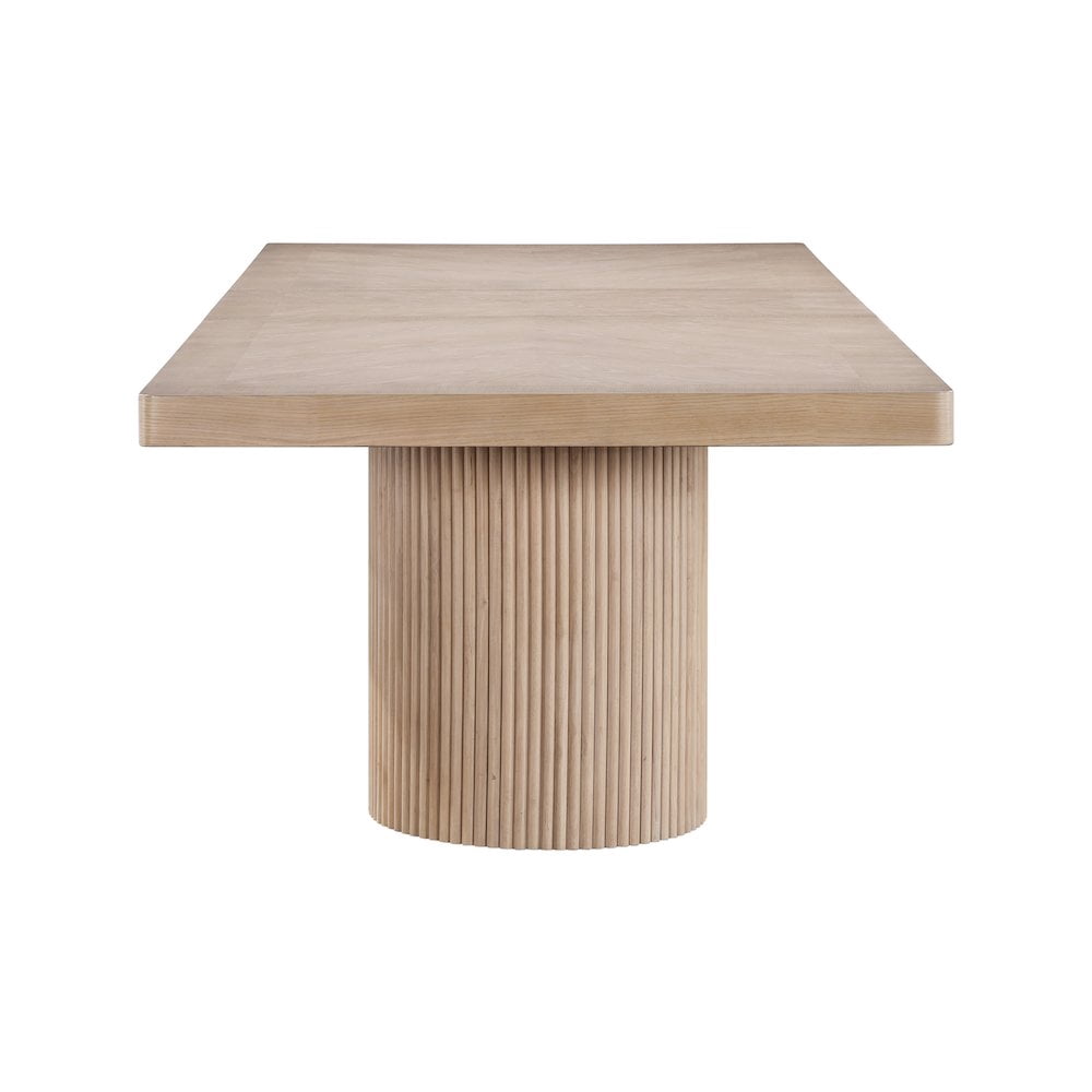 Meridian Furniture Belinda Natural Acacia Wood with Veneer Dining Table