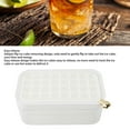 thumbnail image 4 of Ice Cube Tray with Lid and Bin,2 Trays Ice Cube Molds Ice Tray with Cover Storage Container No Spill Stackable Ice Cube Trays Ice  Maker for Cocktails Whisky, 4 of 7