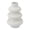 White, variant on REGALWOVEN Ceramic Vase for Flowers, Modern Ripple Textured Decorative Vase , Matte  Round Flower Vase for Centerpiece White 4.7"L x 4.7"W x 6"H
