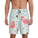 thumbnail image 1 of Fotbe Cute Flamingo Pantalones Cortos de Pijama para Hombre, Ropa de Dormir, Pantalones de Pijama Cortos para Hombre-X-Large, 1 of 6