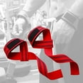 thumbnail image 4 of 2 Pcs Sangles de Musculation Solides Durables Support Main Poignet Équipement de Musculation Professionnel Extérieur Ajustable - Rouge, 4 of 8