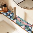 thumbnail image 2 of Yayeee Faucet Mat for Kitchen Sink 14.7" Diatomite Long Splash Guard Pad, Pink Flowers, 2 of 7